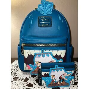 Loungefly Disney Pinocchio Monstro Mini Backpack & Cardholder Set